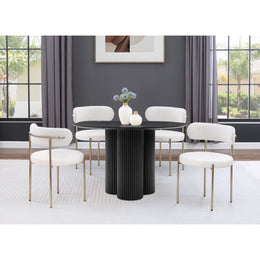 Meridian Simba Black Dining Table