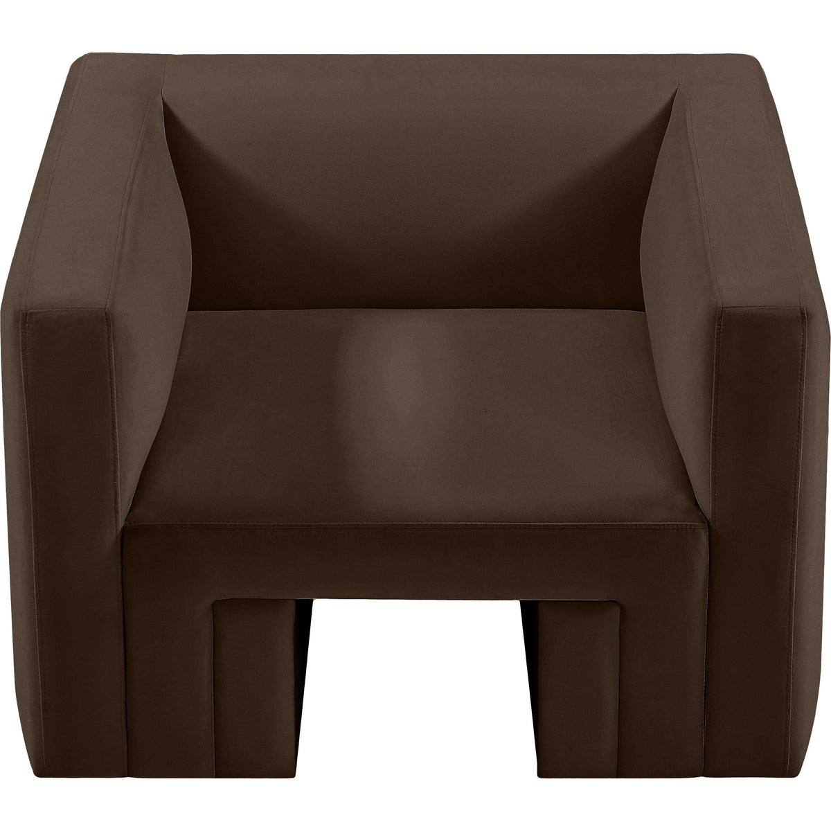 Meridian Henson Brown Velvet Chair