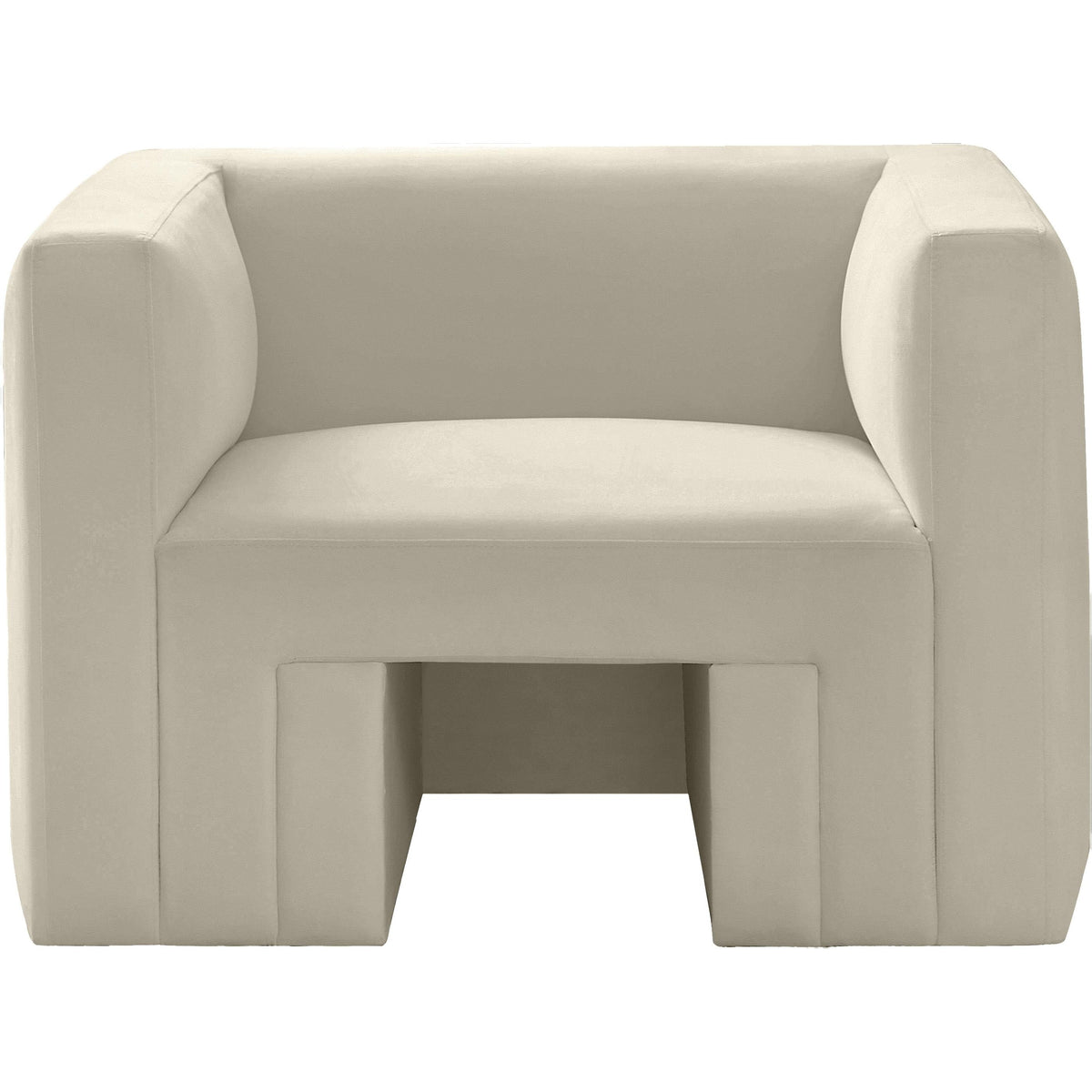 Meridian Henson Cream Velvet Chair