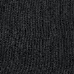 Meridian Ease Black Polyester Fabric Ottoman