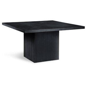 Meridian Belinda Black Oak Veneer Dining Table