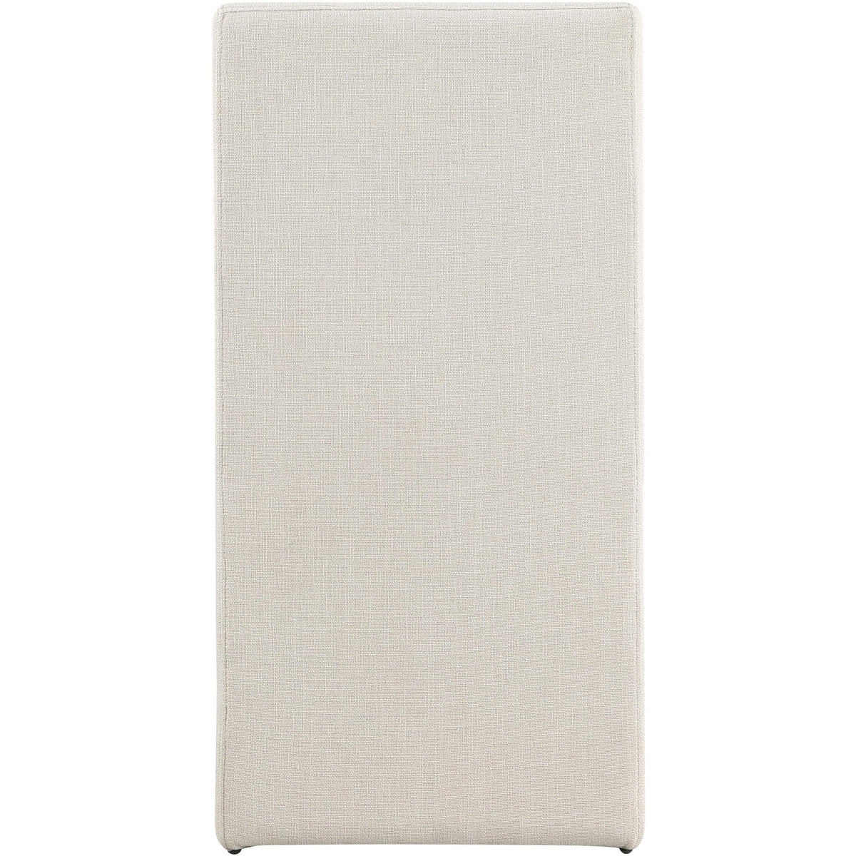 Meridian Benson Beige Linen Textured Fabric Dining Chair