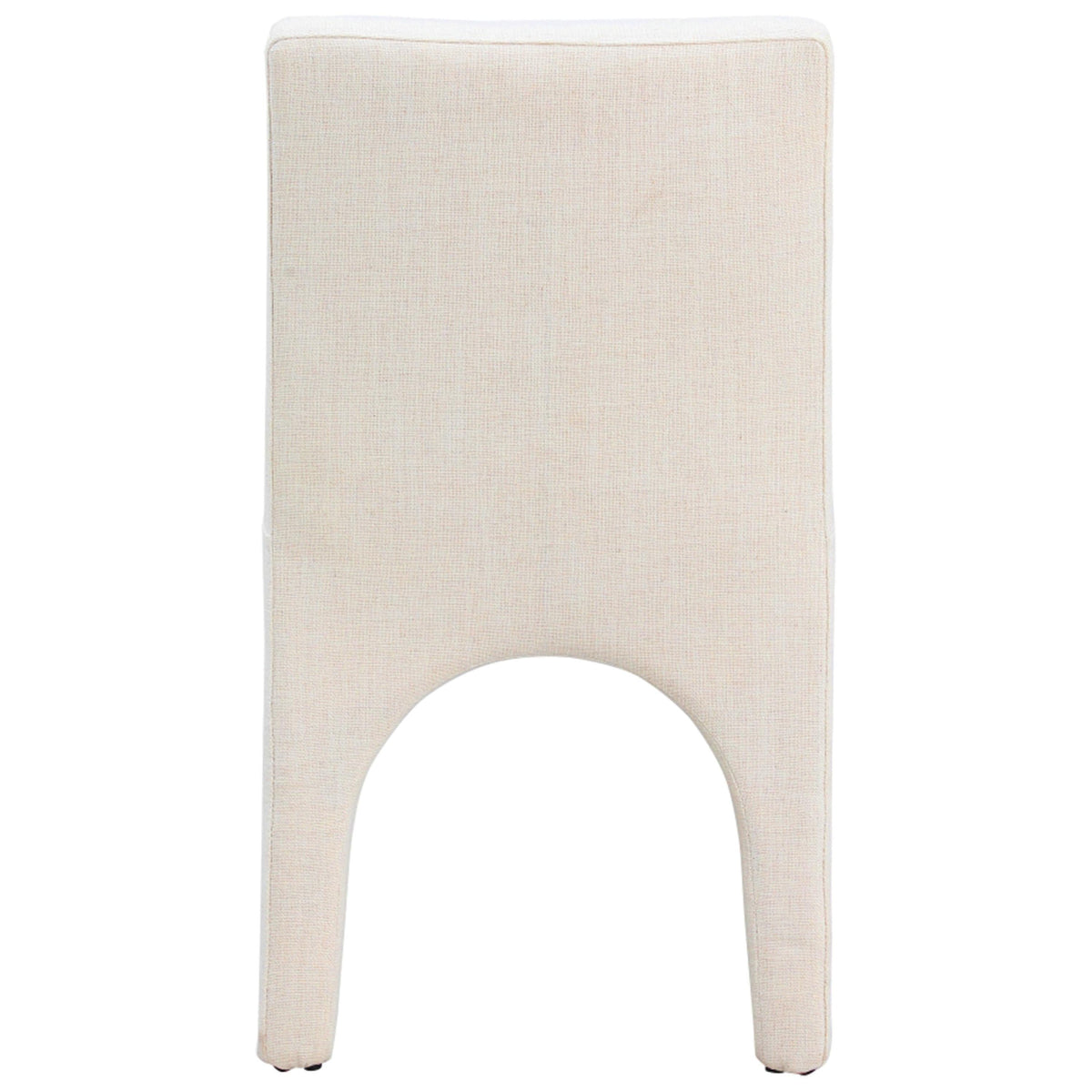 Meridian Gramercy Beige Linen Textured Fabric Dining Chair