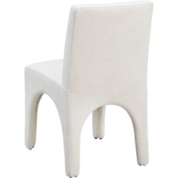 Meridian Gramercy Beige Linen Textured Fabric Dining Chair