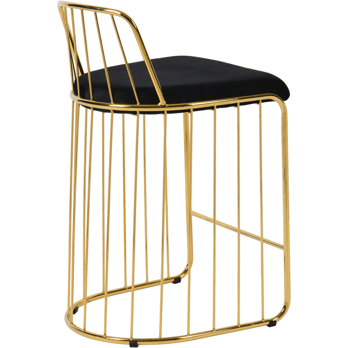 Meridian Lupita Black Vegan Leather Dining Chair