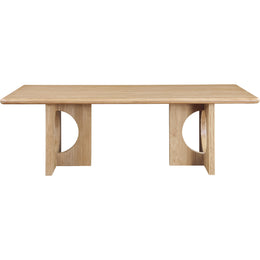 Meridian Rivas Natural Oak Dining Table
