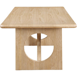 Meridian Rivas Natural Oak Dining Table