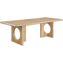 Meridian Rivas Natural Oak Dining Table