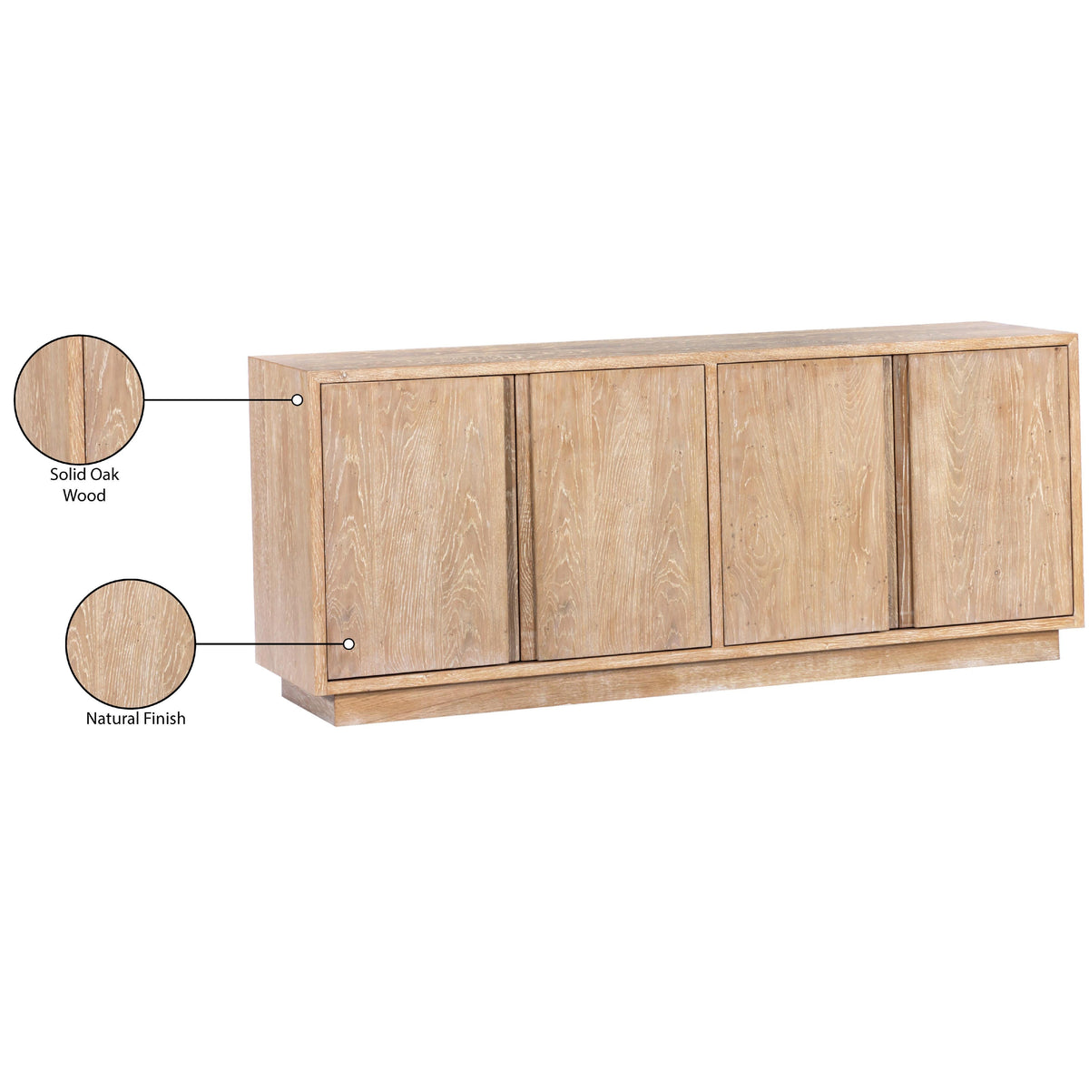 Meridian Cyrus Natural Sideboard/Buffet