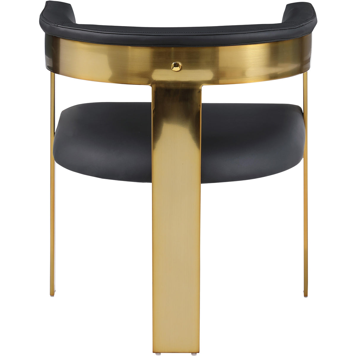 Meridian Romeo Black Vegan Leather Dining Chair