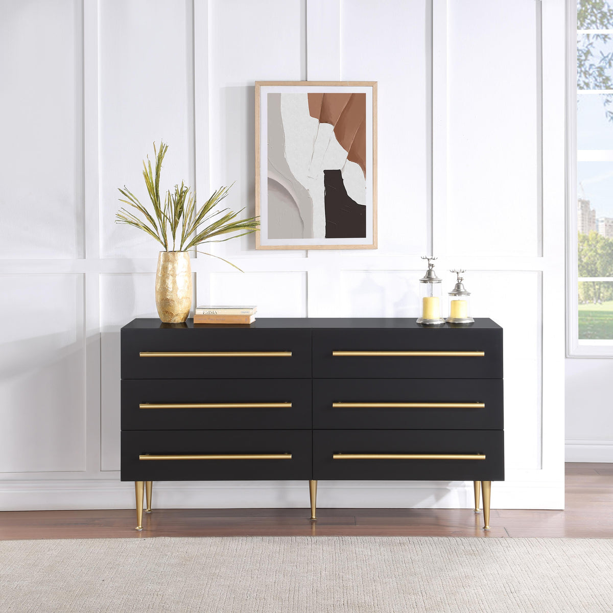 Meridian Marisol Black Dresser