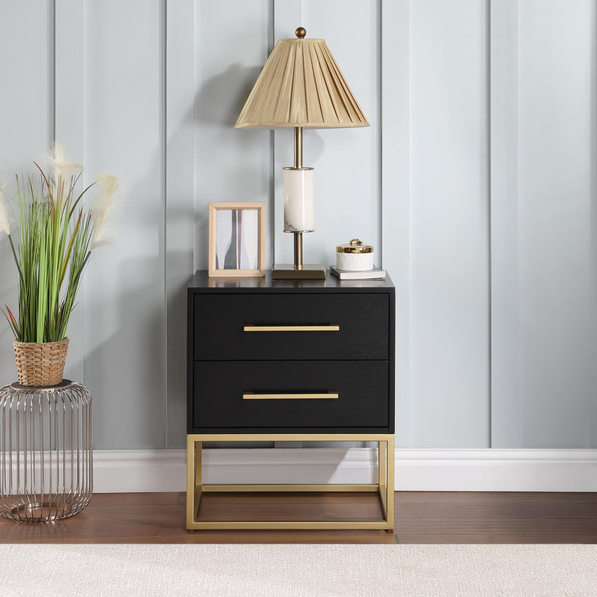 Meridian Maxine Black Night Stand
