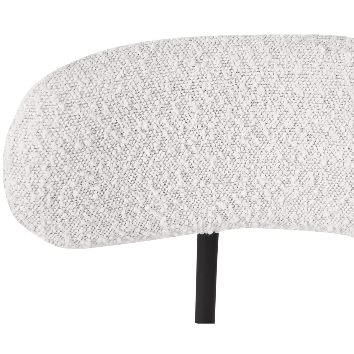 Meridian Beacon Cream Boucle Fabric Stool