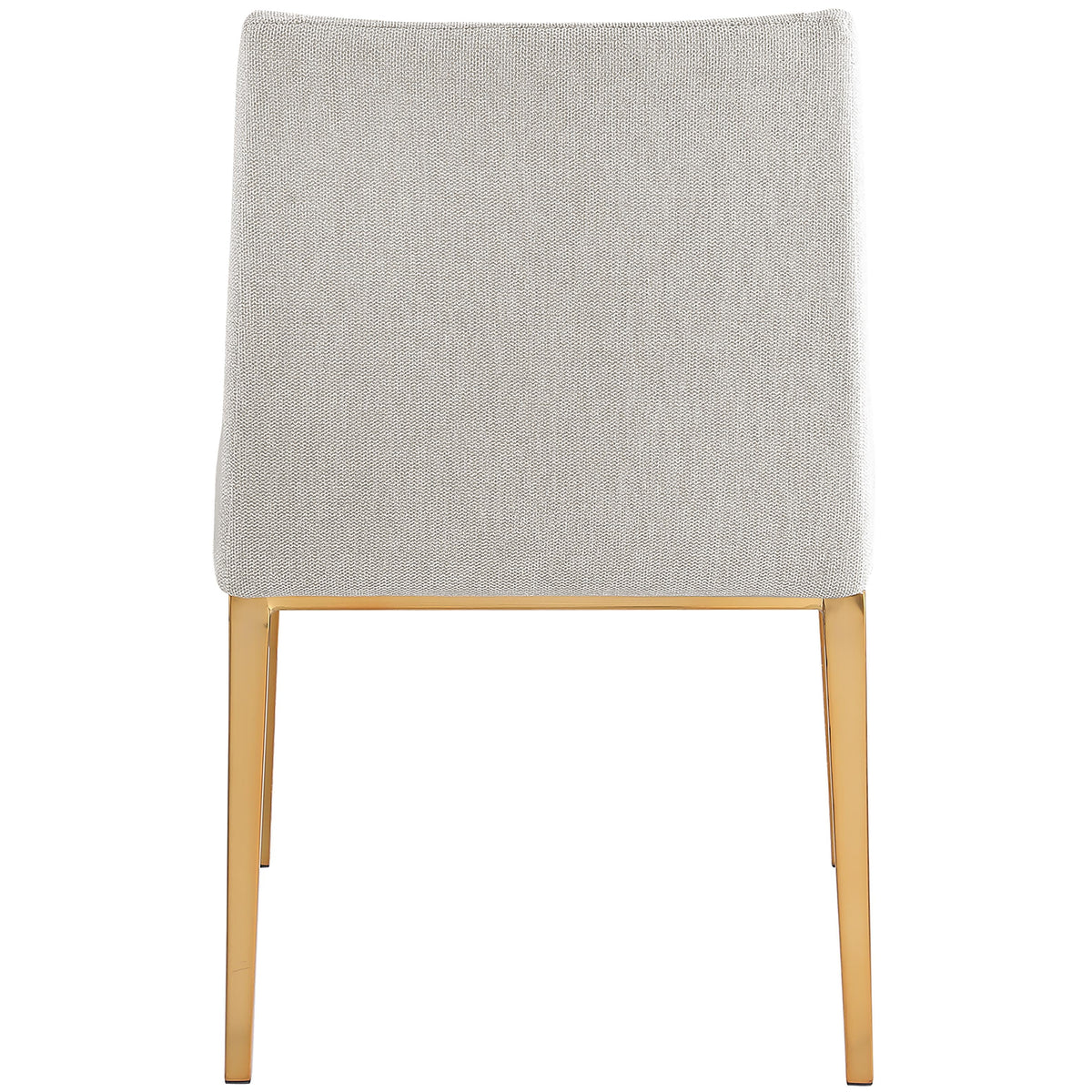 Meridian Haines Beige Polyester Fabric Dining Chair