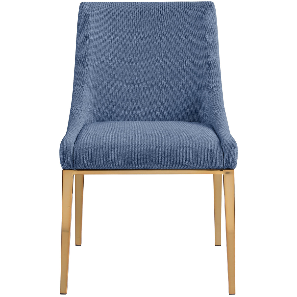 Meridian Haines Navy Polyester Fabric Dining Chair