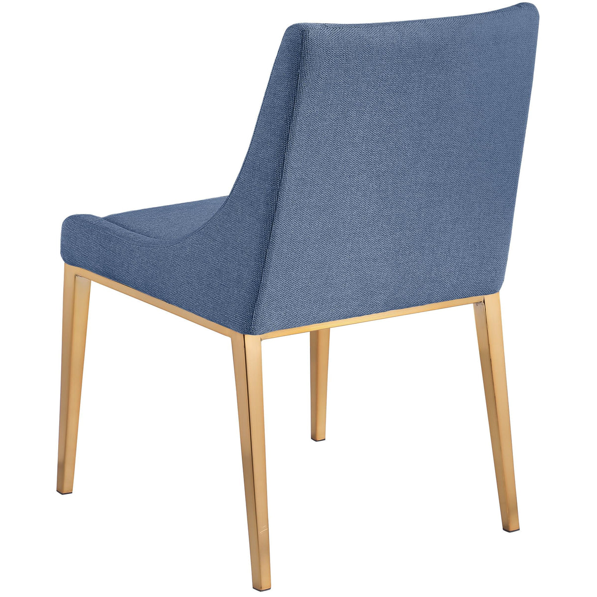 Meridian Haines Navy Polyester Fabric Dining Chair
