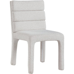 Meridian Kai Cream Boucle Fabric Dining Chair