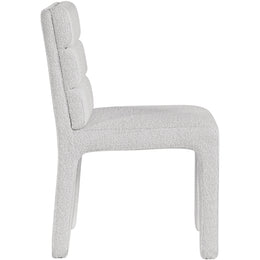 Meridian Kai Cream Boucle Fabric Dining Chair