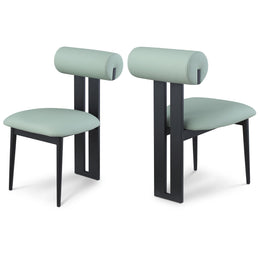 Meridian Dario Mint Vegan Leather Dining Chair
