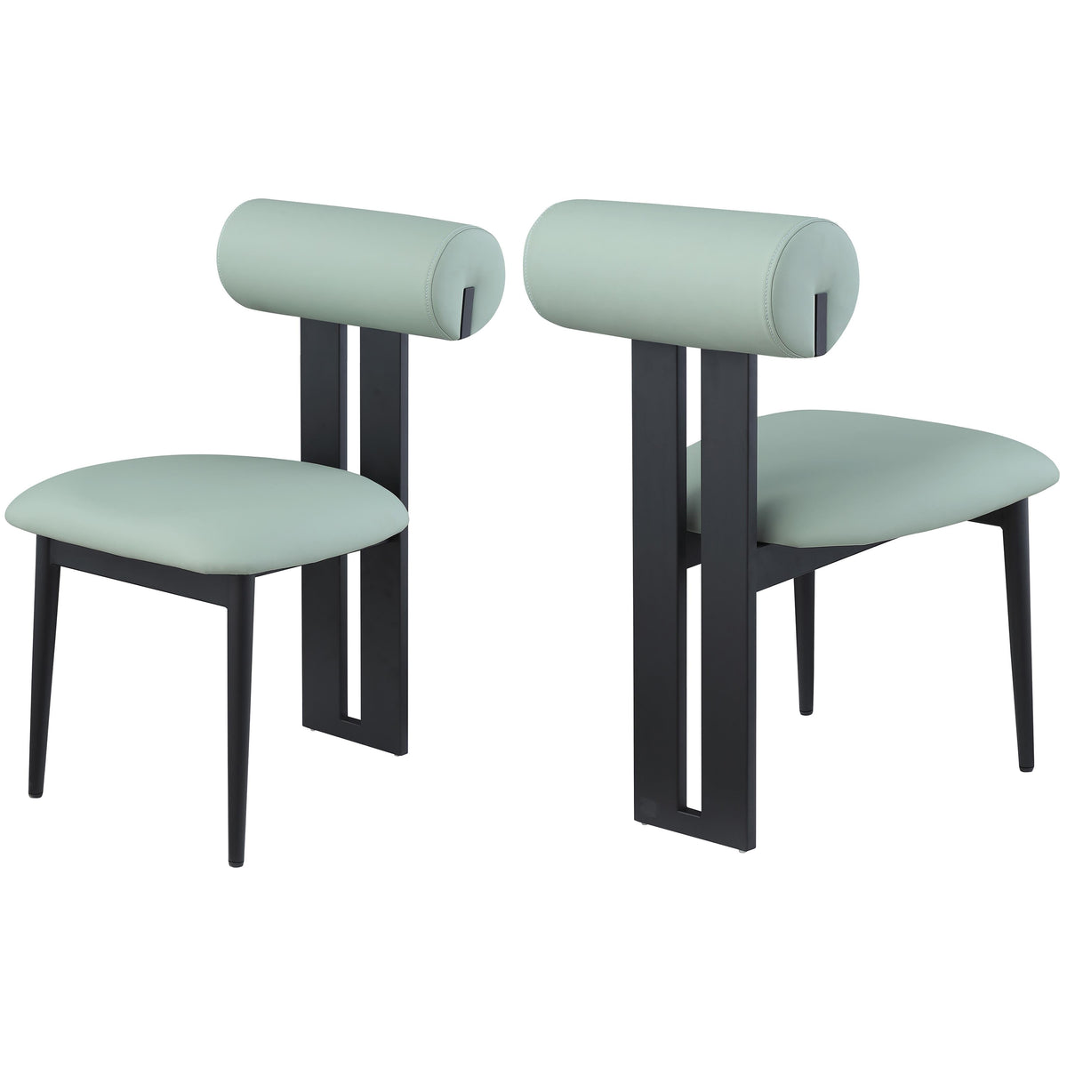 Meridian Dario Mint Vegan Leather Dining Chair