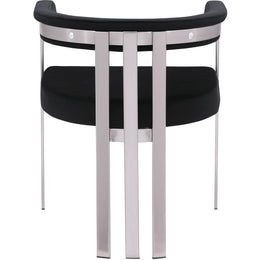 Meridian Marcello Black Velvet Dining Chair