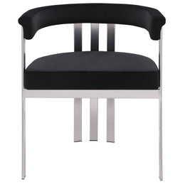 Meridian Marcello Black Velvet Dining Chair