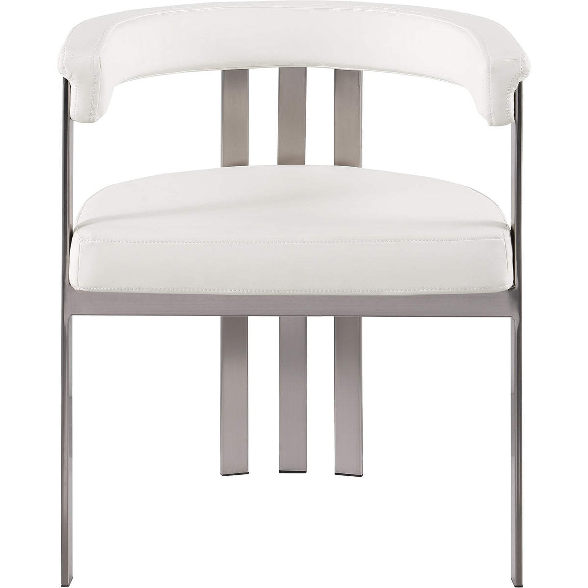 Meridian Marcello Cream Vegan Leather Dining Chair