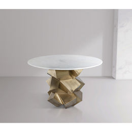 Meridian Walker White Dining Table