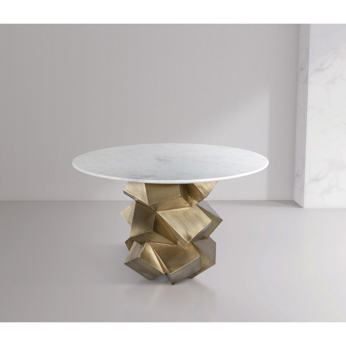 Meridian Walker White Dining Table