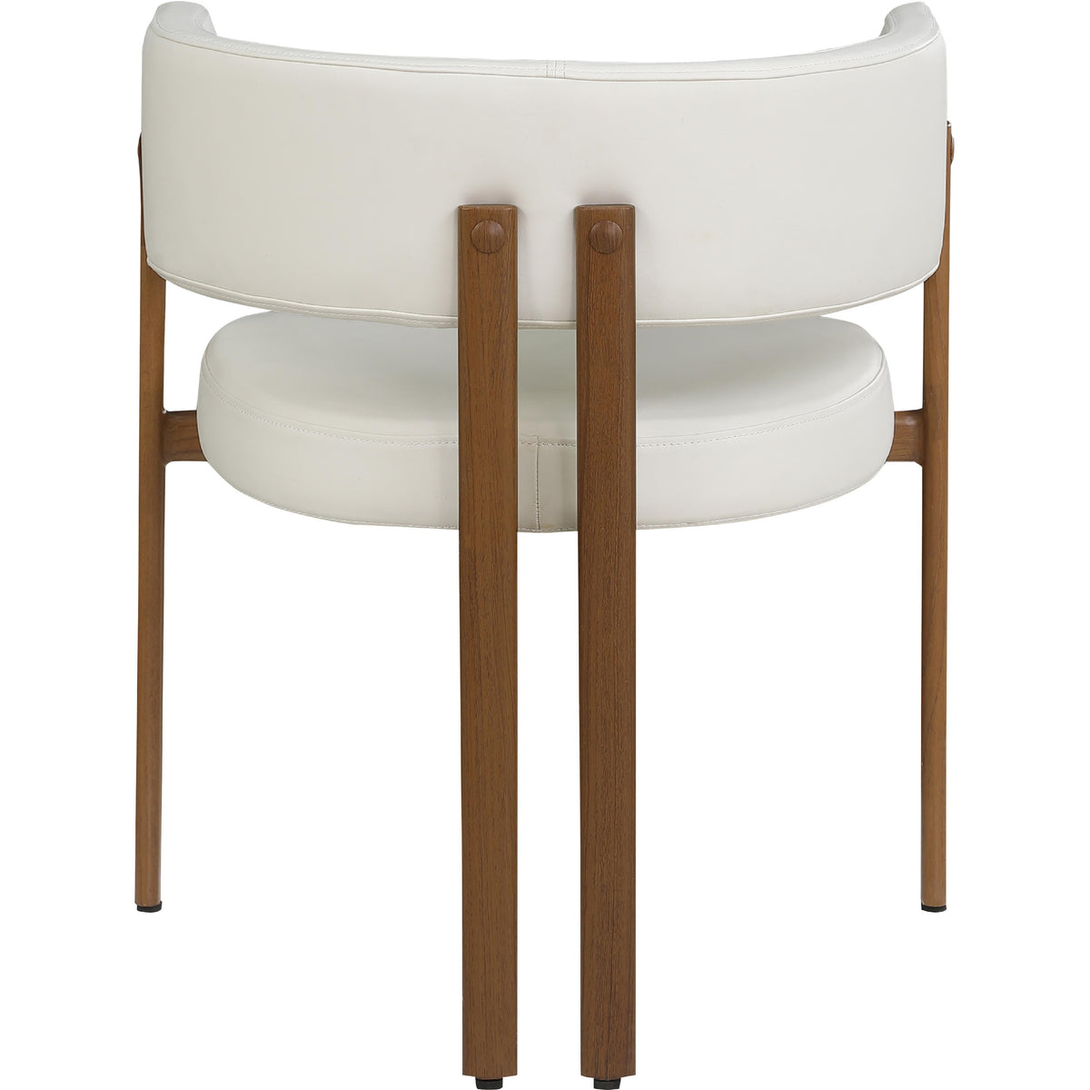 Meridian Gideon Cream Vegan Leather Dining Chair