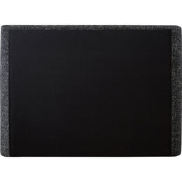Meridian Penny Black Polyester Fabric King Bed