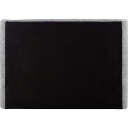 Meridian Penny Grey Boucle Fabric King Bed