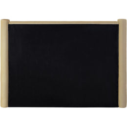 Meridian Elias Camel Velvet Full Bed