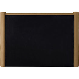 Meridian Elias Saddle Velvet Full Bed