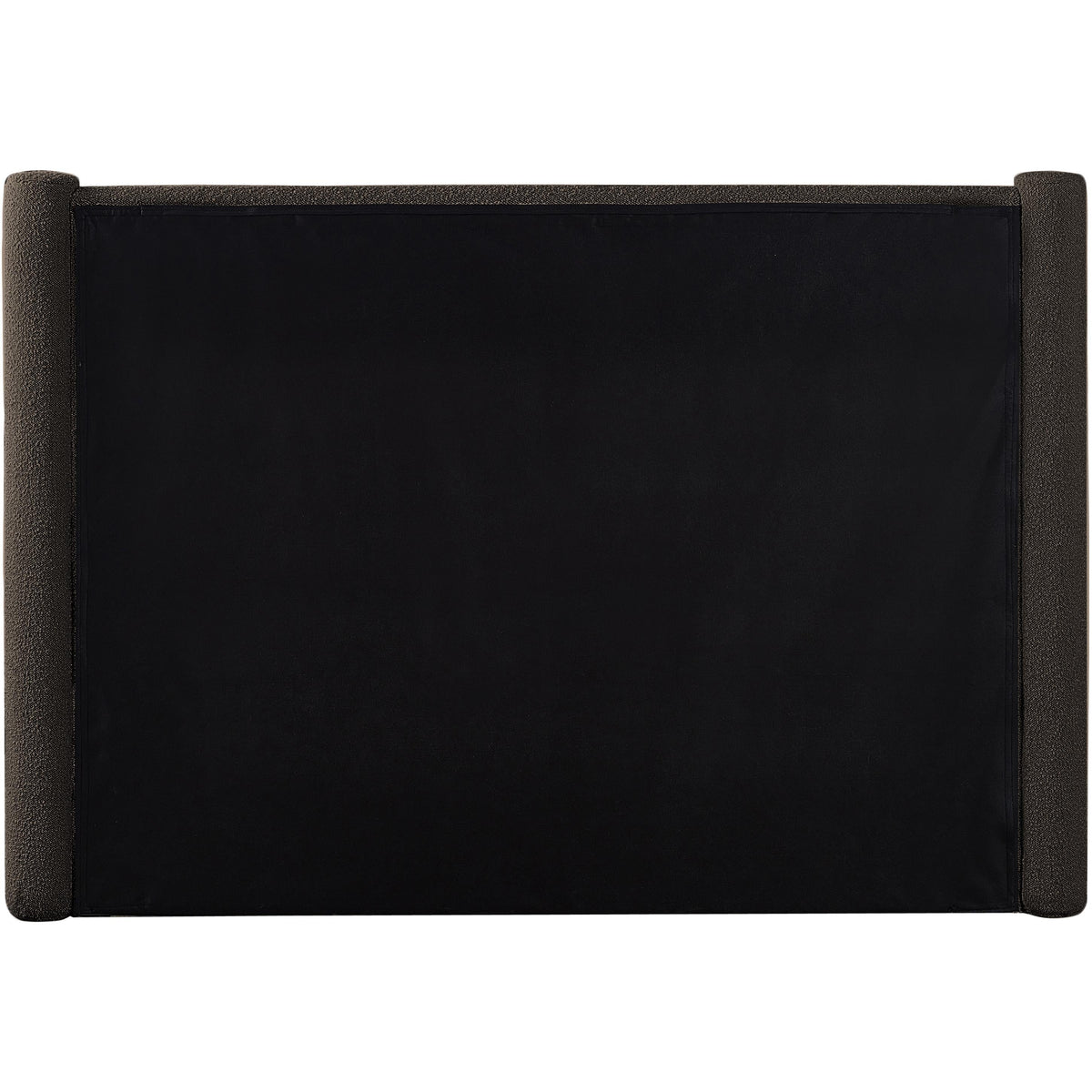 Meridian Elias Brown Boucle Fabric Full Bed