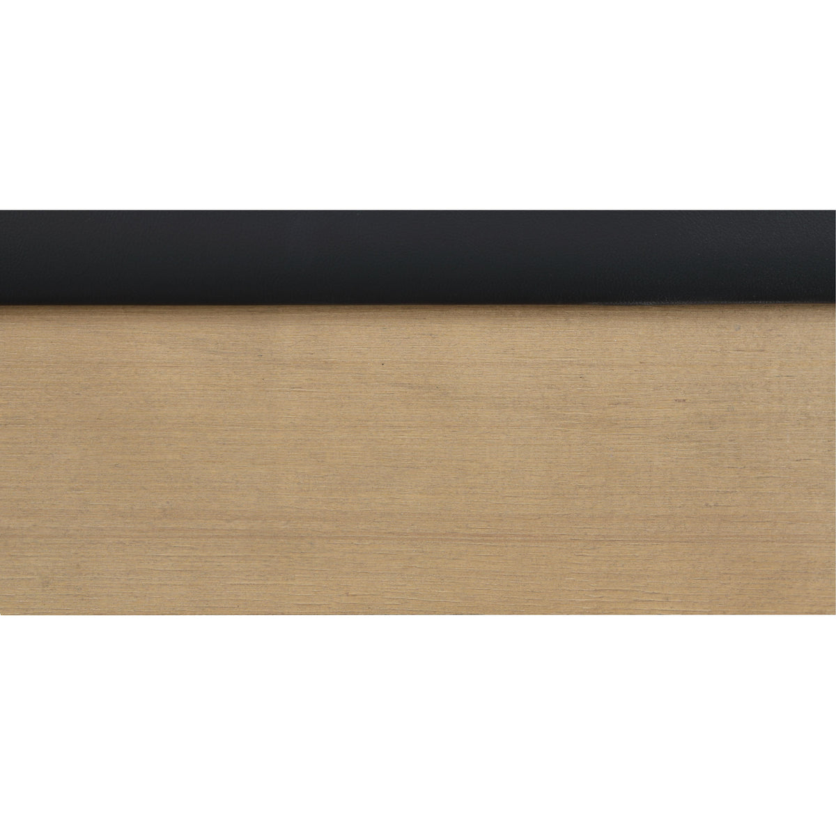 Meridian Casa Black Vegan Leather King Bed (3 Boxes)