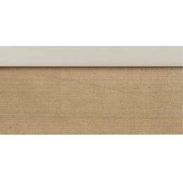 Meridian Casa Cream Vegan Leather King Bed (3 Boxes)