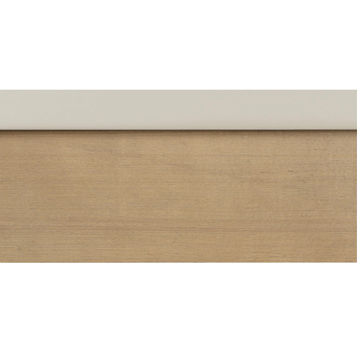Meridian Casa Cream Vegan Leather King Bed (3 Boxes)