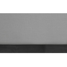 Meridian Flynn Grey Linen Textured Fabric King Bed