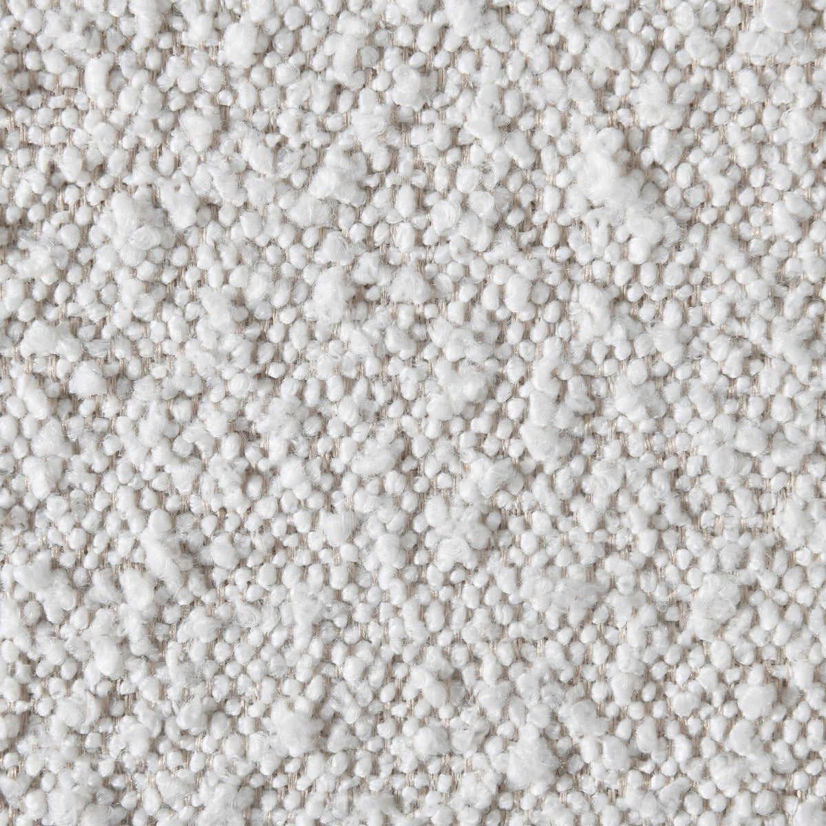 Meridian Jardin Cream Boucle Fabric Queen Bed (3 Boxes)