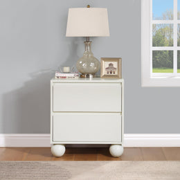 Meridian Kent Cream Night Stand