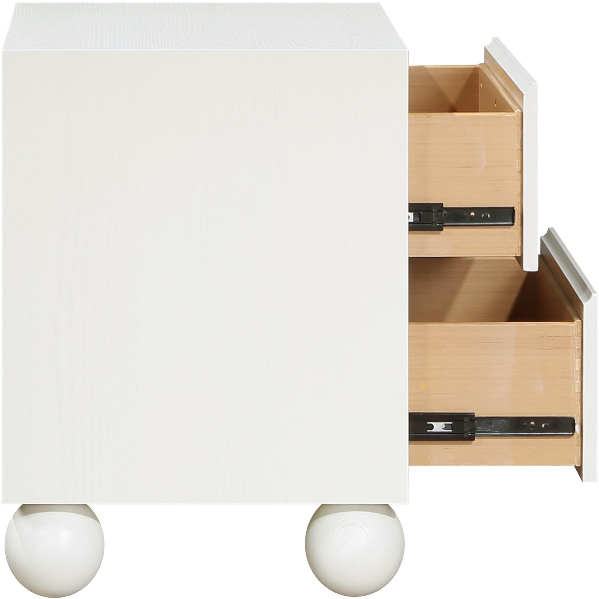 Meridian Kent Cream Night Stand
