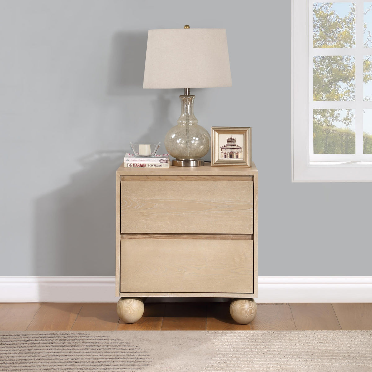 Meridian Kent Natural Night Stand