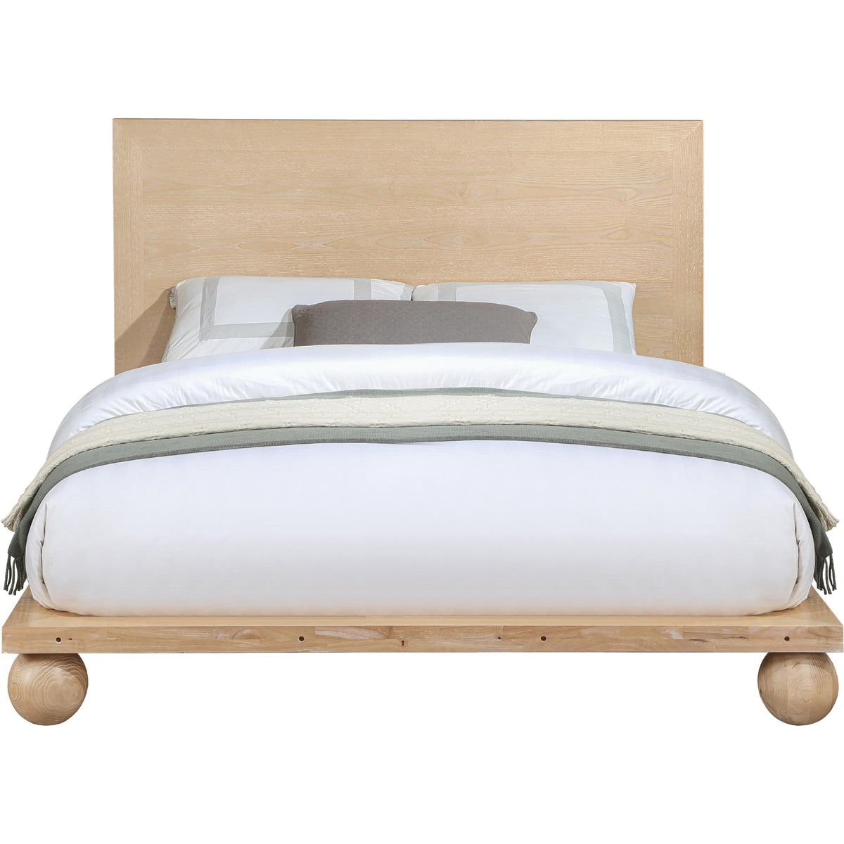 Meridian Kent Natural Queen Bed (3 Boxes)