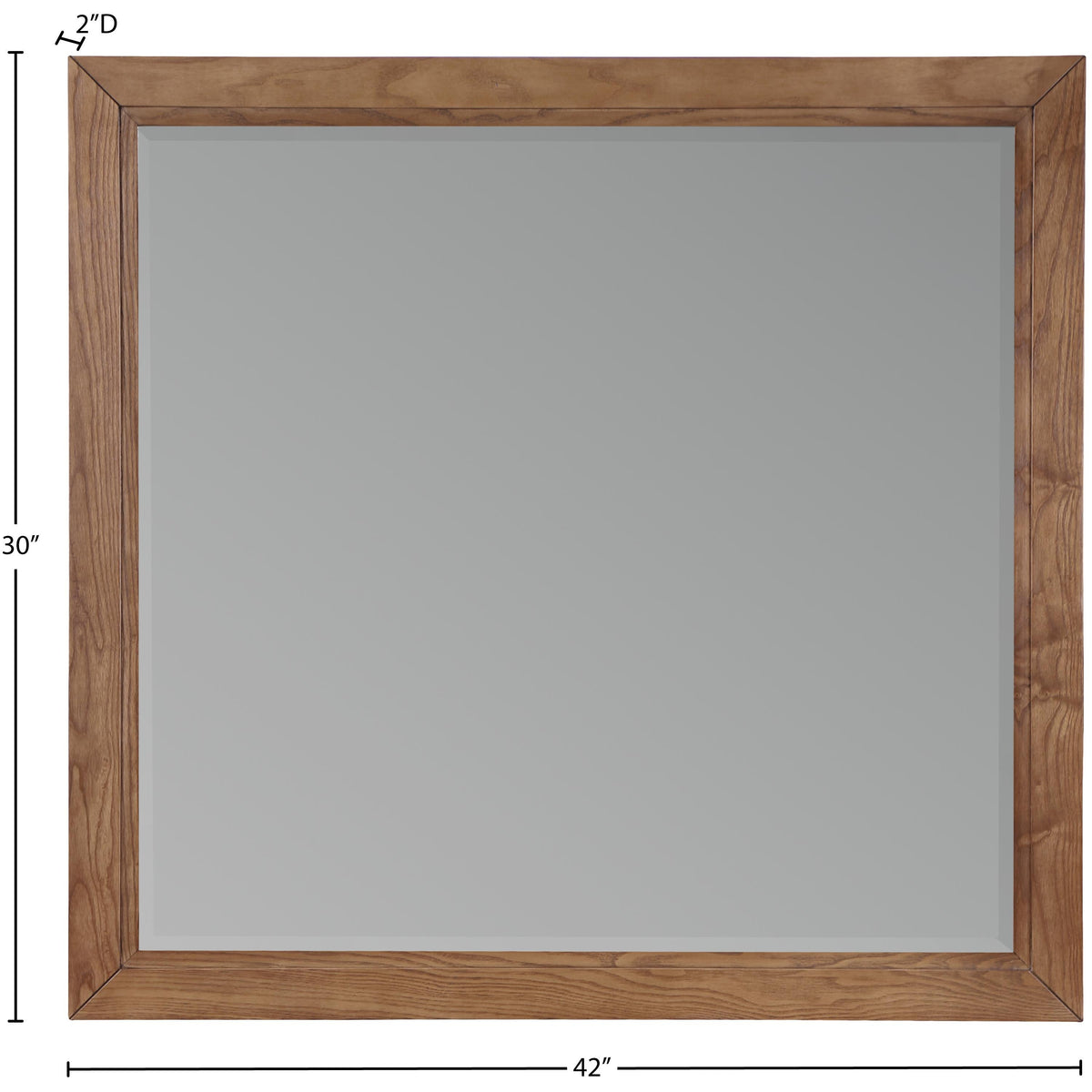 Meridian Kent Walnut Mirror