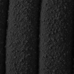 Meridian Nash Black Boucle Fabric Twin Bed