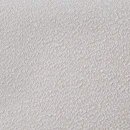 Meridian Nash Cream Boucle Fabric King Bed