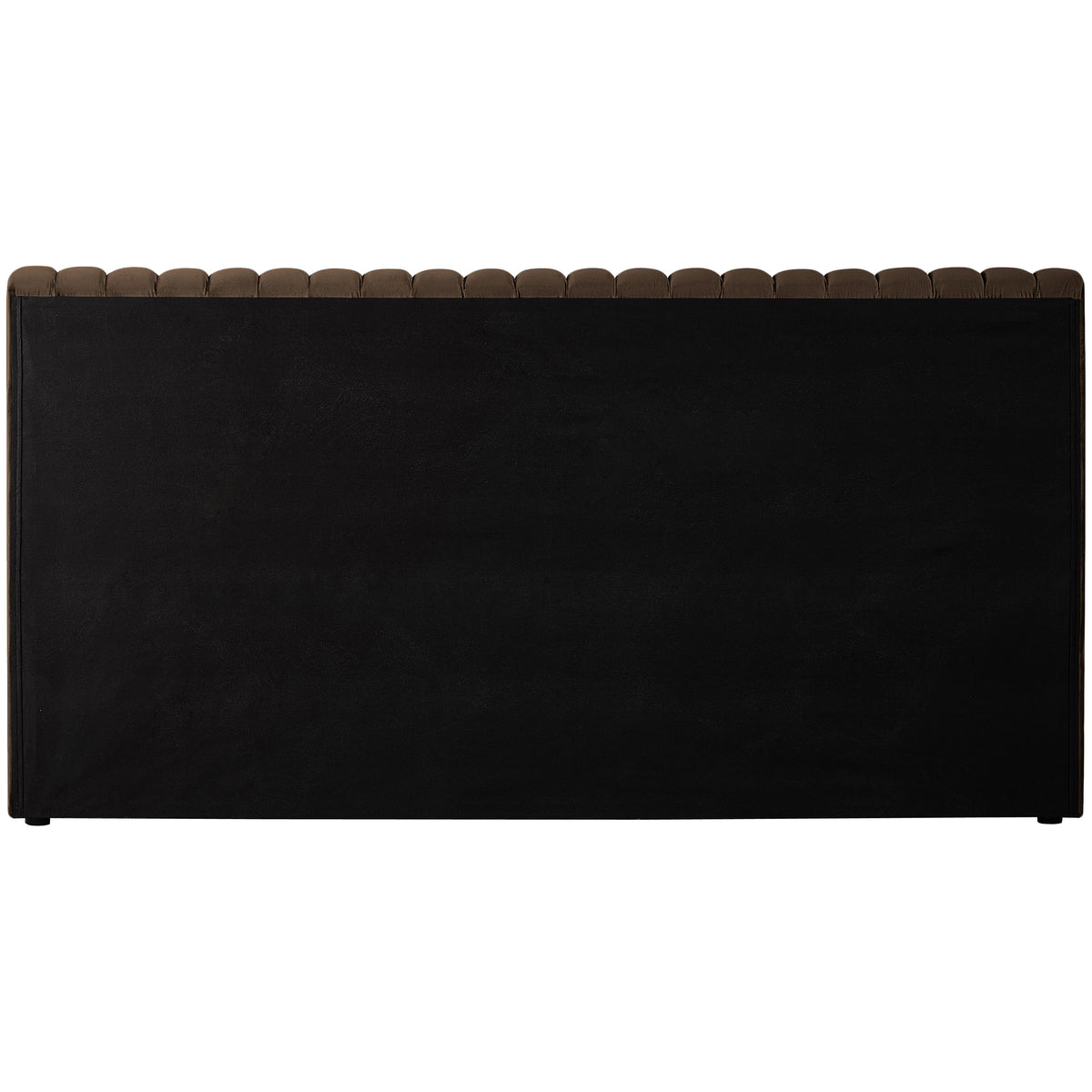Meridian Nico Brown Velvet King Bed