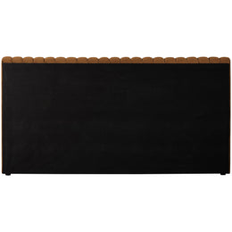 Meridian Nico Saddle Velvet Full Bed
