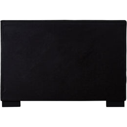 Meridian Paxton Black Chenille Fabric King Bed (3 Boxes)
